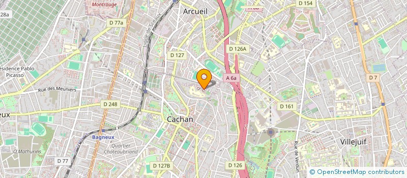 localisation de l'entreprise SCI YOALE  CACHAN