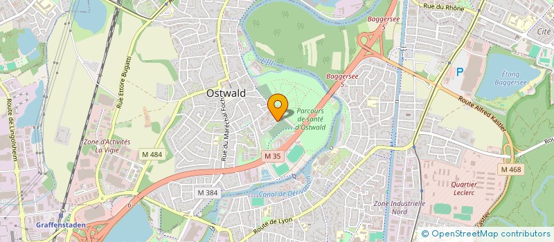 localisation de l'entreprise SCI YOAN  OSTWALD