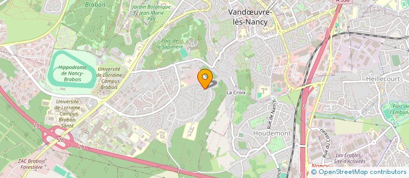 localisation de l'entreprise SCI YOAN  VANDUVRE-LES-NANCY