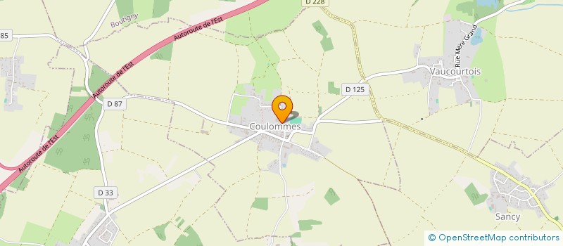 localisation de l'entreprise SCI YOANDCO  COULOMMES