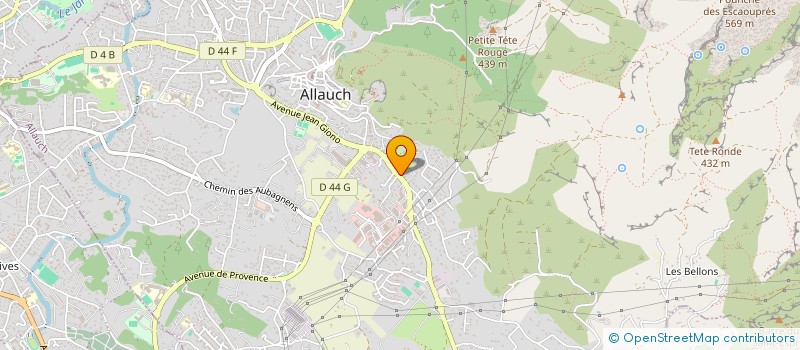 localisation de l'entreprise SCI YOCE IMMO  ALLAUCH