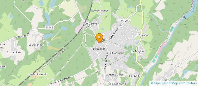 localisation de l'entreprise SCI YOCEAN  SAINT-PRIEST-TAURION