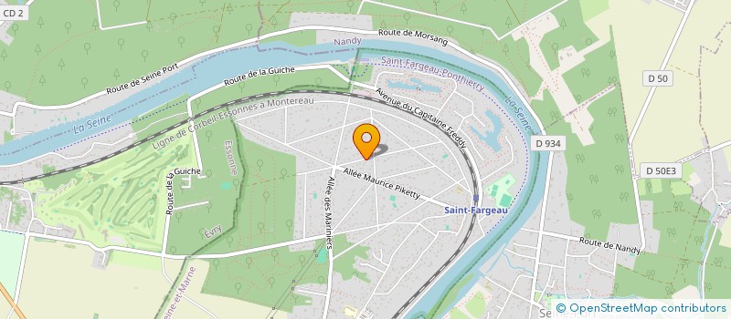 localisation de l'entreprise SCI YOCLOTOMAX  SAINT-FARGEAU-PONTHIERRY