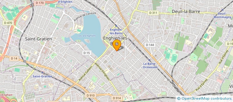 localisation de l'entreprise SCI YOD à ENGHIEN-LES-BAINS