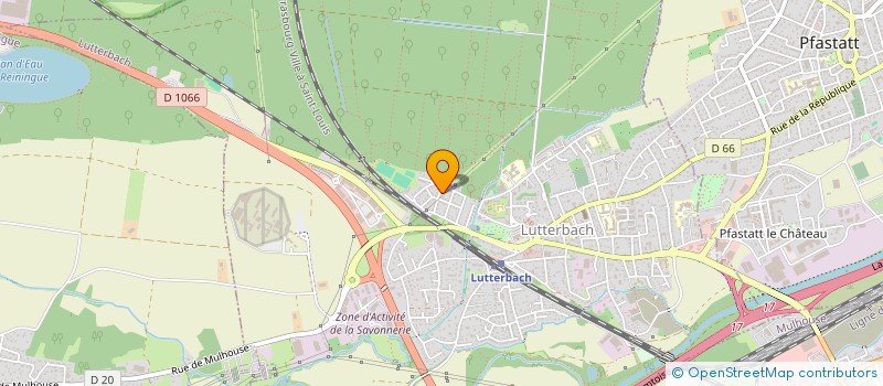 localisation de l'entreprise SCI YODA  LUTTERBACH