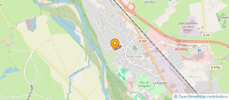 localisation de l'entreprise SCI YODAN  AVERMES