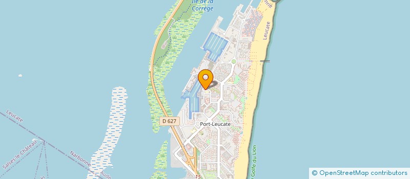 localisation de l'entreprise SCI YODAXEL à LEUCATE