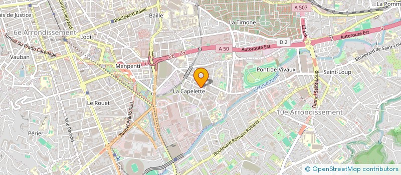 localisation de l'entreprise SCI YOEL à MARSEILLE