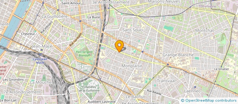 localisation de l'entreprise SCI YOGALA  LYON