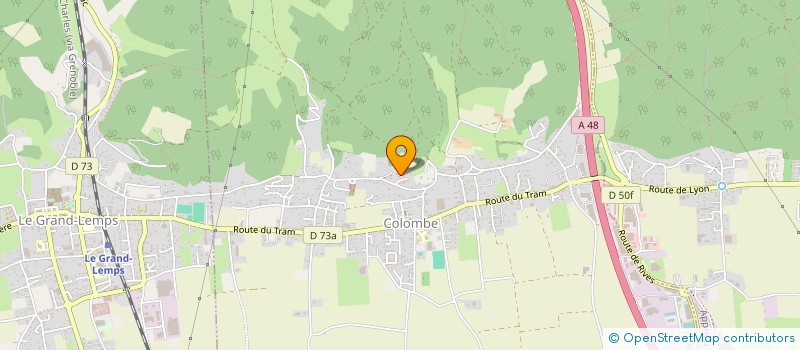 localisation de l'entreprise SCI YOGAME  COLOMBE