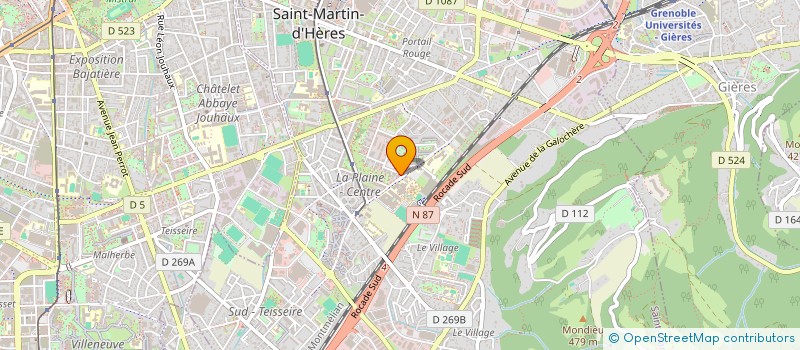 localisation de l'entreprise SCI YOGUI-IMMO  SAINT-MARTIN-D'HERES