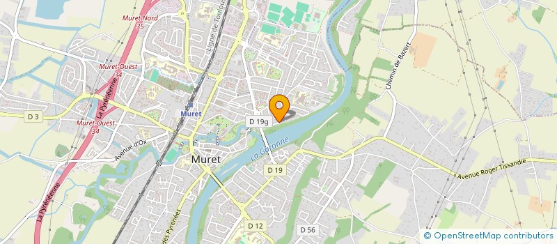 localisation de l'entreprise SCI YOHAN  MURET