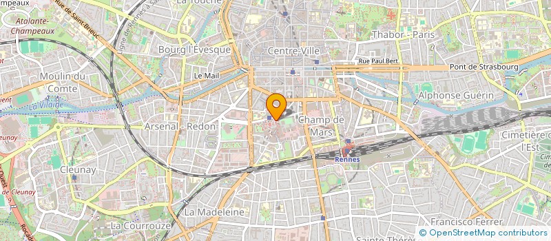 localisation de l'entreprise SCI YOLIBEGE  RENNES