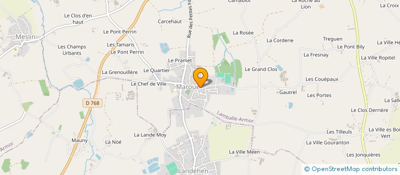 localisation de l'entreprise SCI YOLMA  LAMBALLE-ARMOR