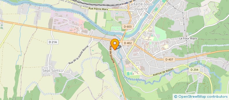 localisation de l'entreprise SCI YOLO  SAINT-OUEN-SUR-MORIN