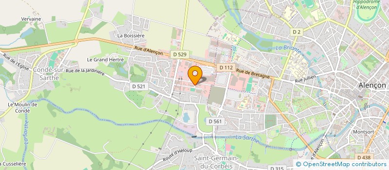 localisation de l'entreprise SCI YOLRAY CHIRON à CONDE-SUR-SARTHE
