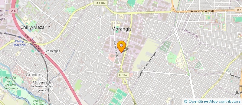localisation de l'entreprise SCI YOMTOV  MORANGIS