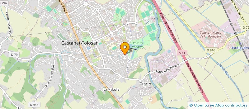 localisation de l'entreprise SCI YONA à CASTANET-TOLOSAN