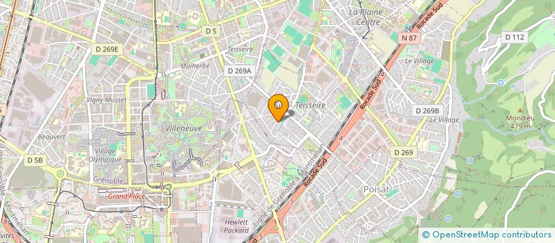 localisation de l'entreprise SCI YONA  SAINT-MARTIN-D'HERES