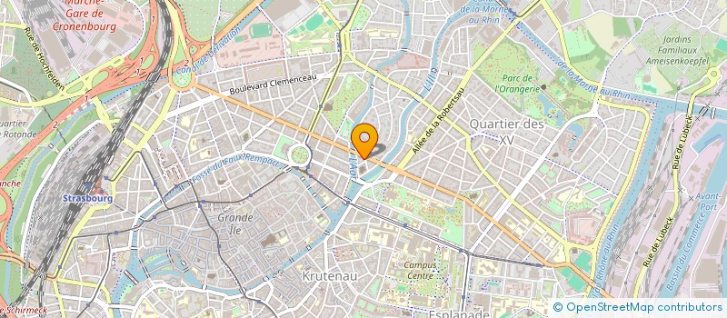 localisation de l'entreprise SCI YONA  STRASBOURG