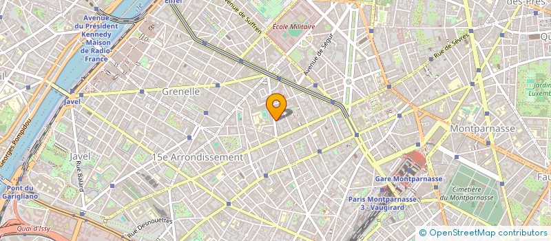 localisation de l'entreprise SCI YONADA CAMBRONNE  PARIS