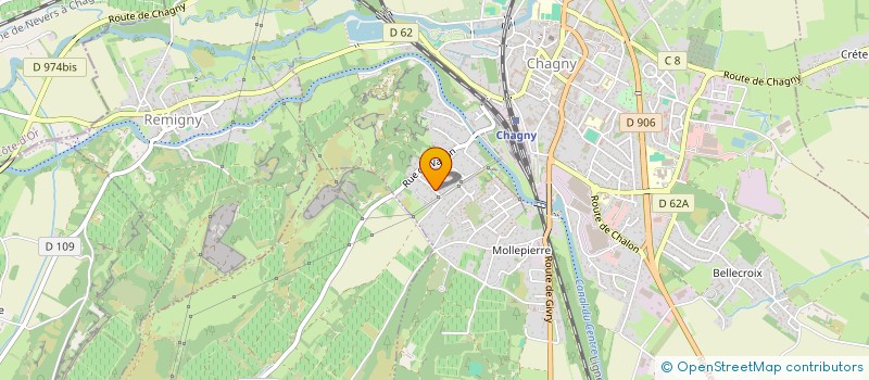 localisation de l'entreprise SCI YONAIS  LESSARD-LE-NATIONAL