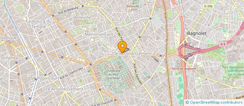 localisation de l'entreprise SCI YONAS à PARIS