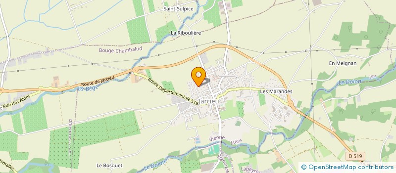 localisation de l'entreprise SCI YONI  JARCIEU