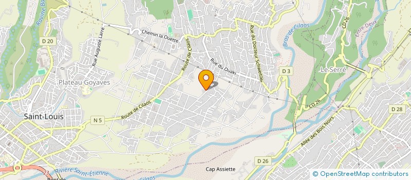 localisation de l'entreprise SCI YONNARO  SAINT-LOUIS