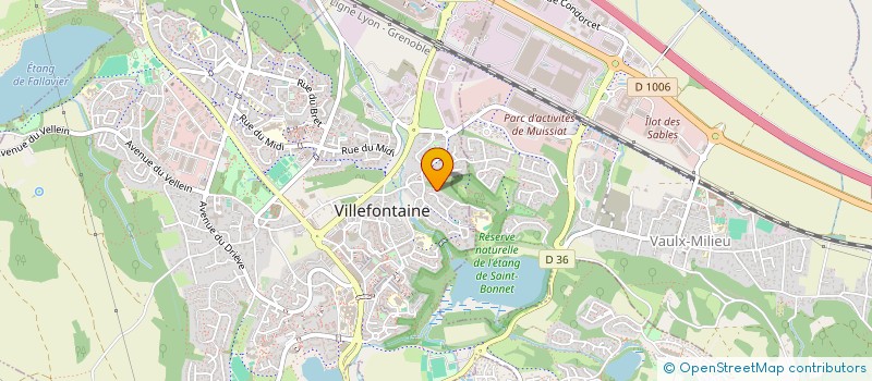 localisation de l'entreprise SCI YONNIE  VILLEFONTAINE