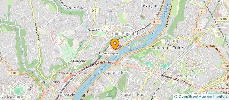 localisation de l'entreprise SCI YONOMA  LYON