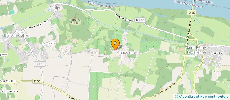 localisation de l'entreprise SCI YOPHIL  BRISSAC LOIRE AUBANCE