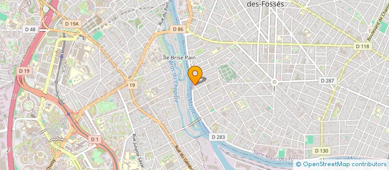 localisation de l'entreprise SCI YORELIE à SAINT-MAUR-DES-FOSSES