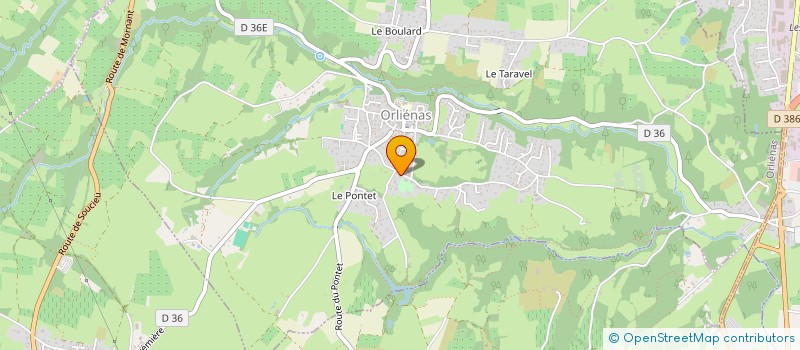 localisation de l'entreprise SCI YORKSHIRE ROSE  ORLIENAS