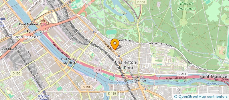 localisation de l'entreprise SCI YOSEPH  CHARENTON-LE-PONT