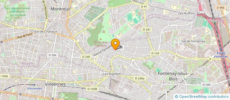 localisation de l'entreprise SCI YOSRA à FONTENAY-SOUS-BOIS