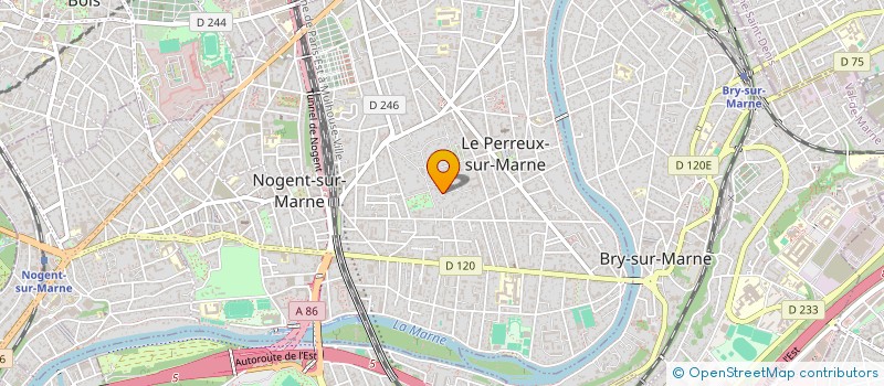 localisation de l'entreprise SCI YOSSEF OD  LE PERREUX-SUR-MARNE