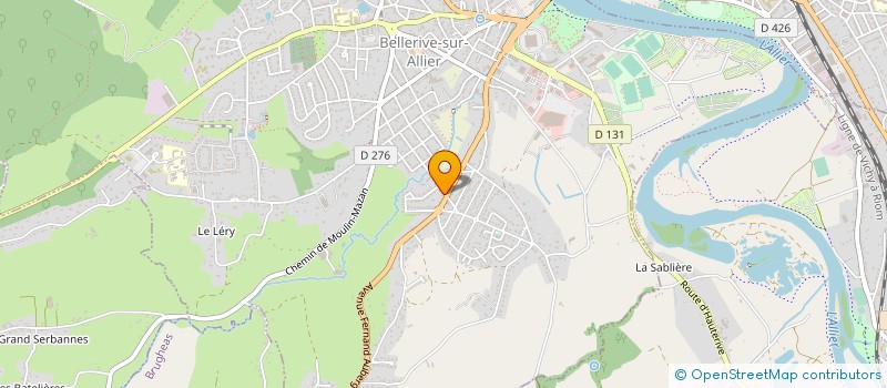 localisation de l'entreprise SCI YOST JEAN  BELLERIVE-SUR-ALLIER