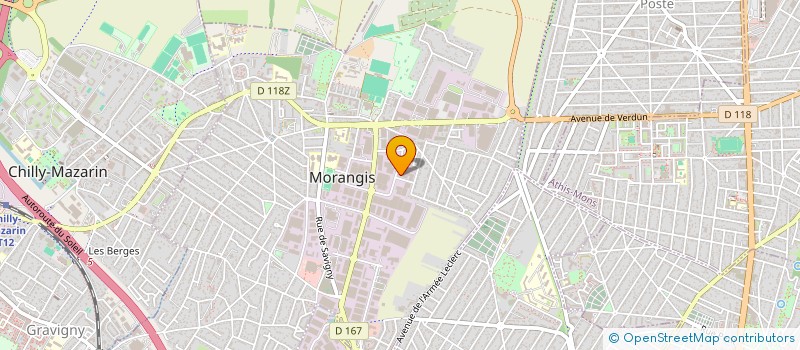 localisation de l'entreprise SCI YOT à MORANGIS