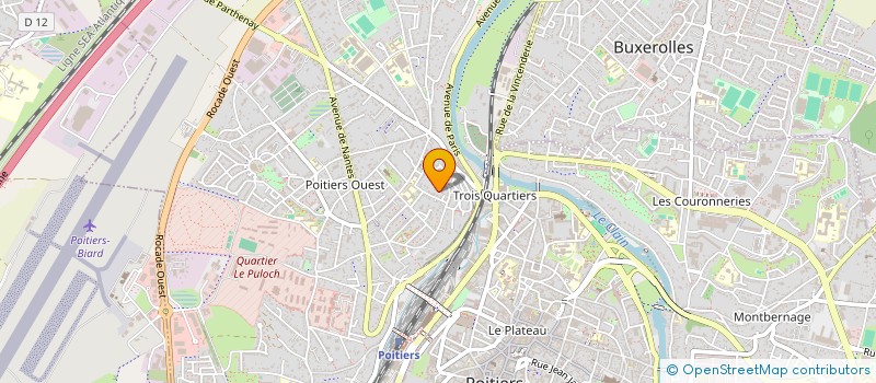 localisation de l'entreprise SCI YOTIBOURG  POITIERS