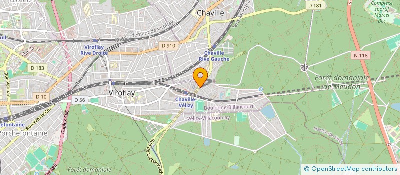 localisation de l'entreprise SCI YOU à CHAVILLE