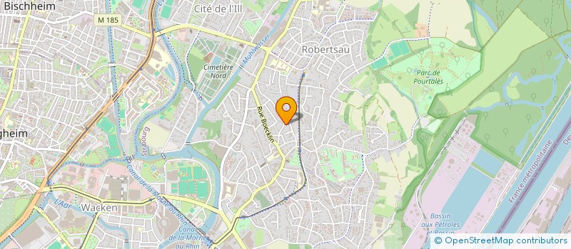 localisation de l'entreprise SCI YOU & ME  STRASBOURG