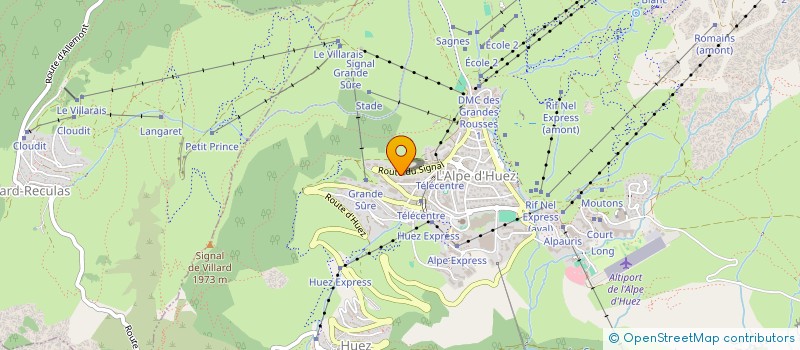 localisation de l'entreprise SCI YOU & ME  HUEZ