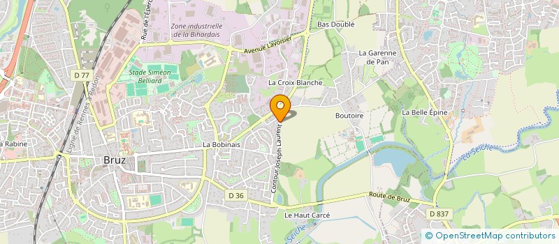 localisation de l'entreprise SCI YOU&ME, STE EN LIQUIDATION  BRUZ