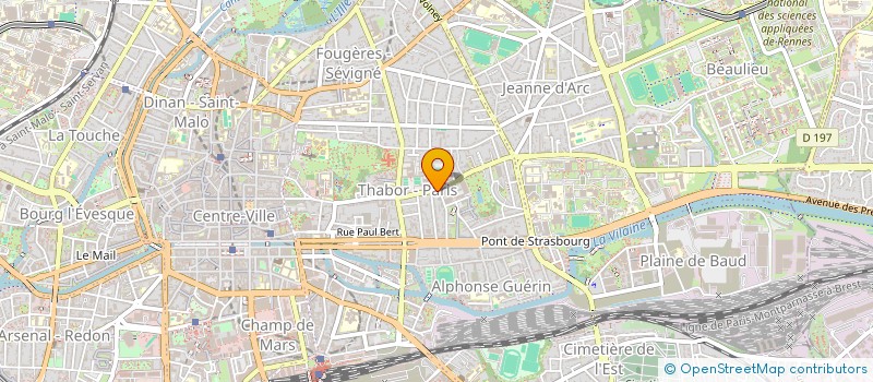 localisation de l'entreprise SCI YOUBHAGYA  RENNES