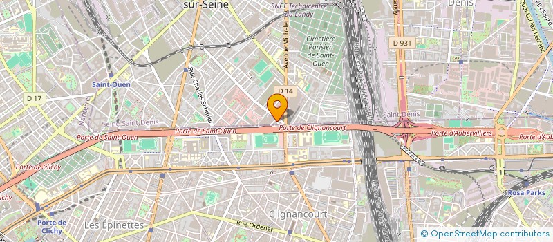 localisation de l'entreprise SCI YOUHAR à SAINT-OUEN-SUR-SEINE