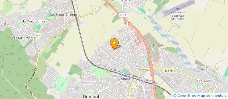 localisation de l'entreprise SCI YOUKA  DOMONT