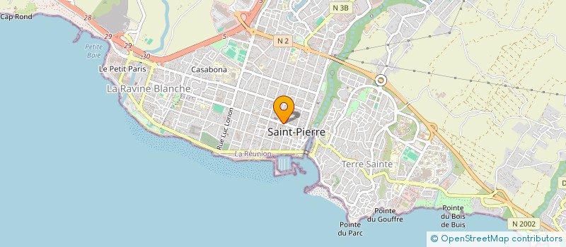 localisation de l'entreprise SCI YOUMEH à SAINT-PIERRE