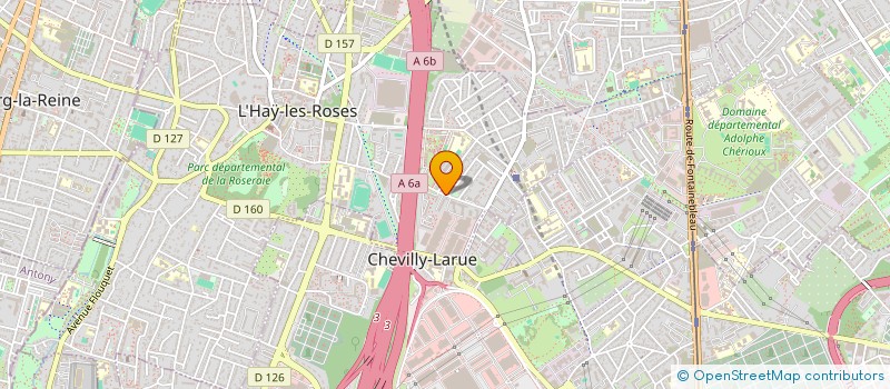 localisation de l'entreprise SCI YOUNA & CO  L'HAY-LES-ROSES