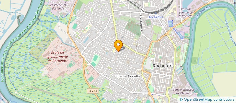 localisation de l'entreprise SCI YOUPHY  ROCHEFORT